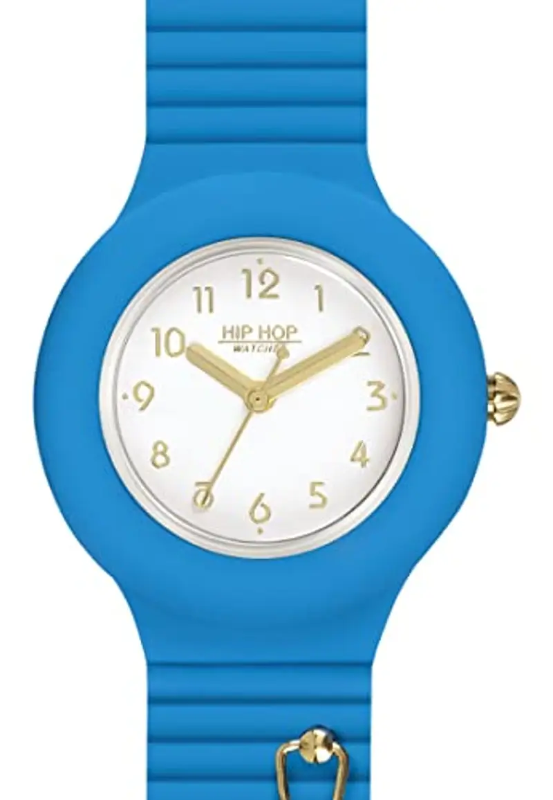 HIP HOP, Orologio Donna Collezione Dancing in the Light HWU1091, Only Time - Movimento al Quarzo 3H, Cinturino in Silicone e Chiusura con Bottone di Sicurezza, Colore Bluètte miniatura 2
