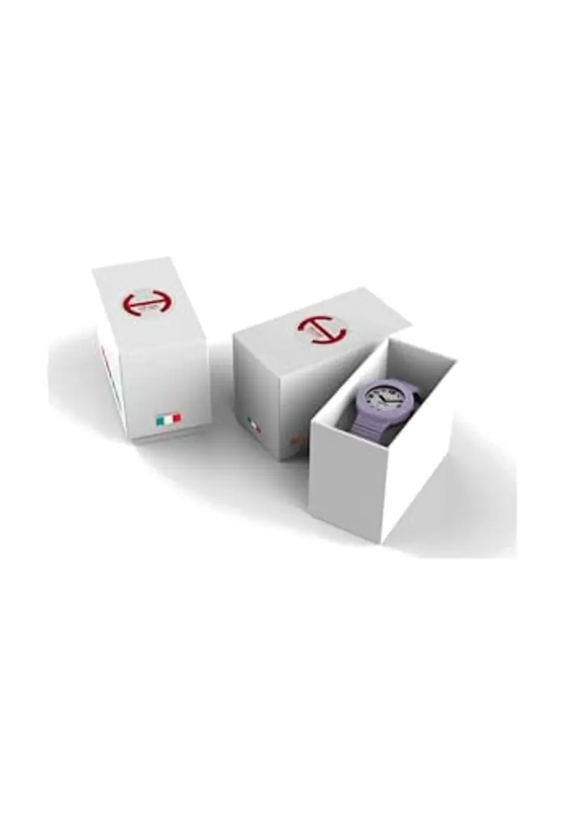 HIP HOP, Orologio Donna, con Cinturino in Morbido Silicone, Quadrante Bianco Numerato e Pratica Chiusura, Cassa 32 mm, Movimento Miyota 2035 e Pratica Chiusura, Color Verde Scuro miniatura 3