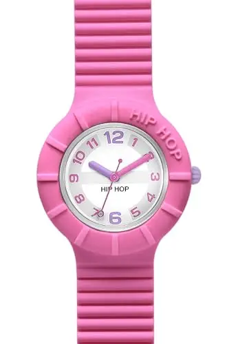 HIP HOP Orologio DONNA NUMBERS COLLECTION quadrante CON LOGO BIANCO movimento SOLO TEMPO - 3H QUARZO e CINTURINO miniatura 2