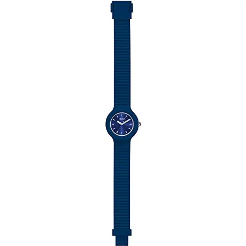 HIP HOP Orologio DONNA STARRY quadrante MONO-COLORE BLU movimento SOLO TEMPO - 3H QUARZO e CINTURINO SILICONE BLU HWU1025