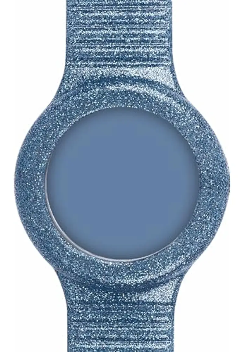 HIP HOP Orologio HBU1004 DONNA SPARKLING PRINCESS quadrante MONO-COLORE ALTRO e CINTURINO SILICONE STAMPATO AZZURRO miniatura 2