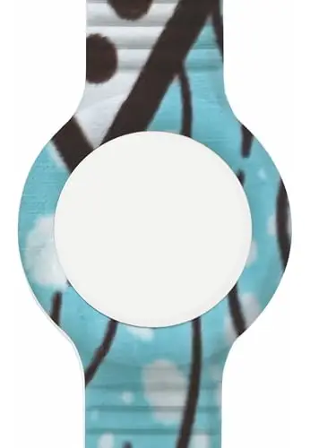 HIP HOP Orologio HBU1144 DONNA WAX BLOCK quadrante MONO-COLORE BIANCO e CINTURINO SILICONE CON TESSUTO MULTICOLORE miniatura 2