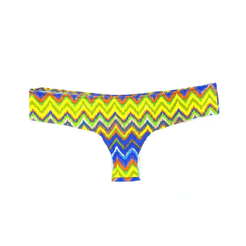 Monokini Giallo Blu Donna TU