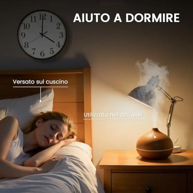 HIQILI 100ml Olio Essenziale Lavanda - 100% Puri Non Diluiti, Grado Terapeutico per Diffusore Aromaterapico in Camera, Allevia lo Stress, Migliora la Qualità del Sonno | con Contagocce in Vetro miniatura 2