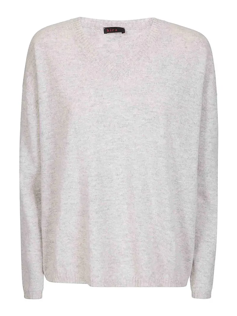 Maglia Scollo A V Nero