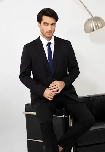 HISDERN Cravatte Uomo Blu 2741536 miniatura 2