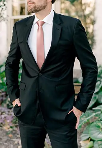 HISDERN Cravatte Uomo Rosa 2741526 miniatura 2