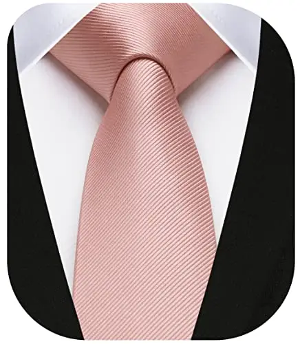 HISDERN Cravatte Uomo Rosa 2741526 miniatura 3