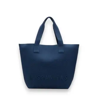 per donna BV264546 Borsa da lavoro a maglia blu navy (OSFA), Casual, Poliuretano