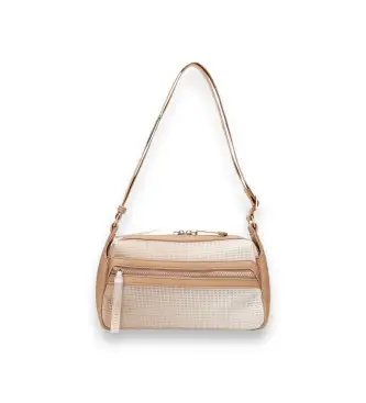 per donna BV264723 Borsa beige Sumatra (35), Casual, Poliuretano