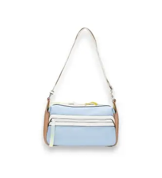 per donna BV264725 Borsa Samba blu (35), Casual, Poliuretano