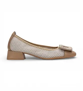 per donna HV243335 Ballerine Sydney marroni (37), Marrone, Basso, 1 a 3 cm, Nessuno, Casual Pelle