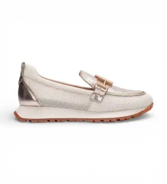 per donna HV253919 Mocassini in pelle beige scuro Melbourne (38), 3 a 5cm, Nessuno, Casual