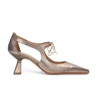 per donna HV253934 Scarpe in pelle Nova Gold (38), Oro, 5 a 8cm, Stringhe, Casual, Da sera, Classico