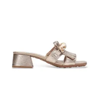 per donna HV254077 Sandali in bronzo Boleromet (36), Pelle, 3 a 5cm, Nessuno, Casual, Da sera, Classico