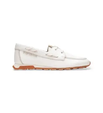 per donna HV264603 Mocassini classici in pelle bianco sporco (36), Basso, Nessuno, Casual, Classico