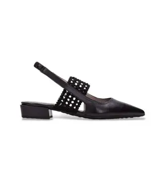 per donna HV264778 Sandali in pelle nera Sharp Soho (36), Nero, Basso, 1 a 3 cm, Nessuno, Casual