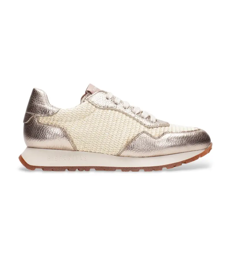 per donna RHV254045 Sneakers in pelle beige Kansas (36), Basso, Stringhe, Casual