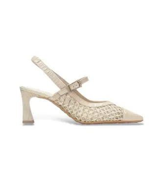 per donna RHV264671 Scarpe beige Soho (36), 5 a 8cm, Fibbia, Casual, Da sera, Classico