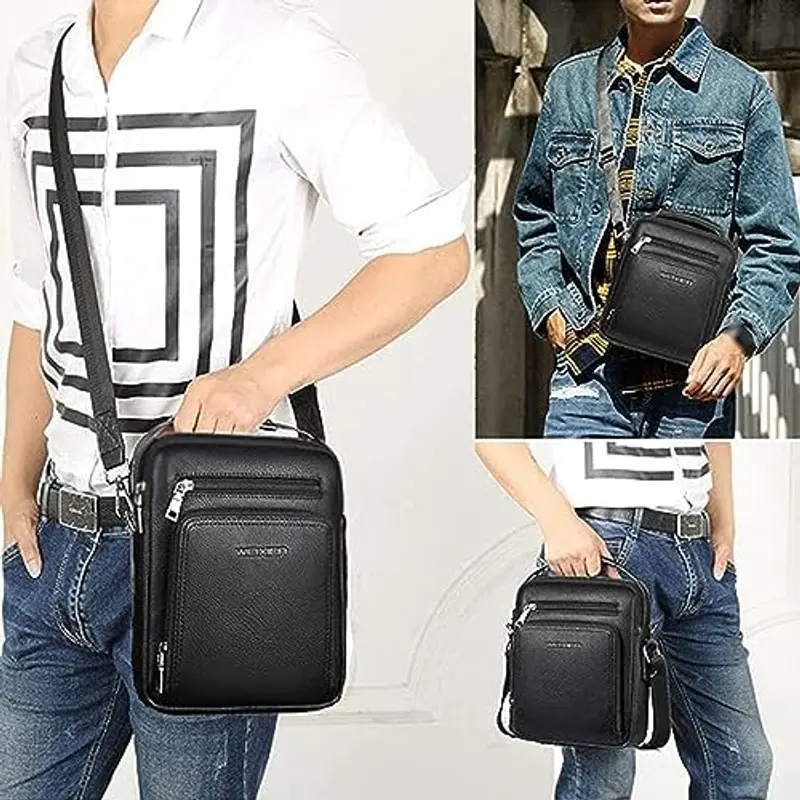 Hjkiopc Borsello Uomo Nero 1382070 miniatura 3