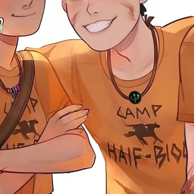 HJYZY Camp Half Blood Percy Collana Anas Braccialetto di perline di legno Mitologia greca Olympians Dei Accessori per i fan 2 pezzi, 1, Legno, Nessuna pietra preziosa miniatura 3