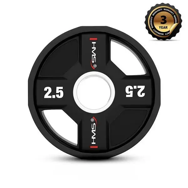 Disco per il sollevamento pesi in poliuretano HMS TPC05 Olimpijski