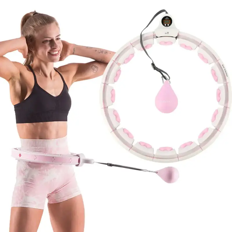 Set di hula hoop magnetico con palla gravitazionale e contapassi da donna HMS HW06