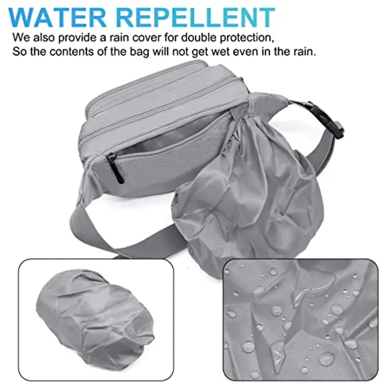 HNOOM Marsupio Uomo Grigio 1599278 miniatura 3