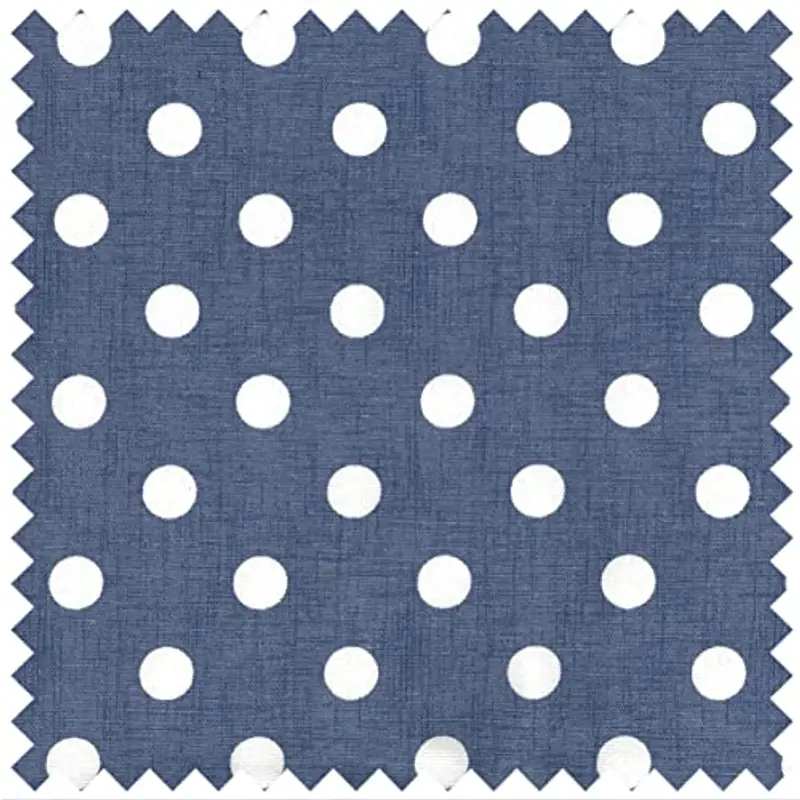 Hobby Gift Esclusiva borsa per maglieria, custodia per progetti, custodia da viaggio porta filati, borsa per uncinetto 16 x 43 x 19 cm, pois blu miniatura 2