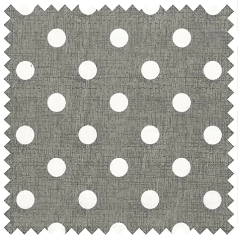 Hobby Gift Esclusiva borsa per maglieria, custodia per progetti, custodia da viaggio porta filati, borsa per uncinetto 16 x 43 x 19 cm, pois grigi miniatura 2