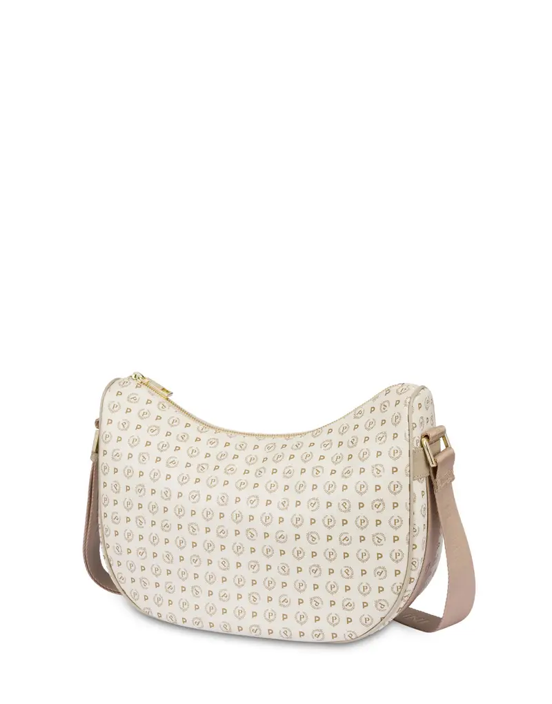 Hobo bag Heritage PVC AVORIO/GHIACCIO, one_size, Pollini miniatura 2