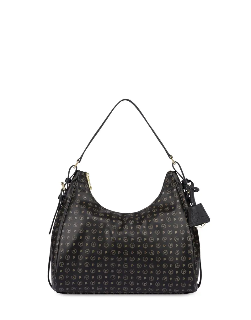 Hobo bag Heritage Soft Touch NERO/NERO, one_size, Pollini
