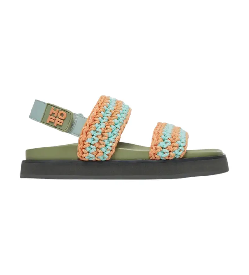 per donna. 12547001 Sandali verdi Galdana (36), Basso, Velcro, Casual, Verde