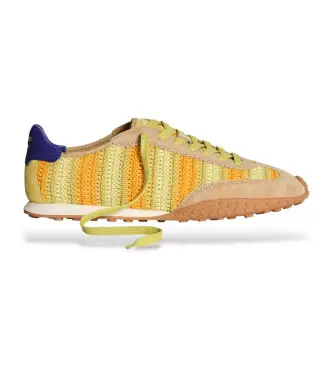 per donna 12661025 Sneakers Bridge Woven Mimosa gialle (36), Tessuto, Basso, Stringhe, Casual, Giallo