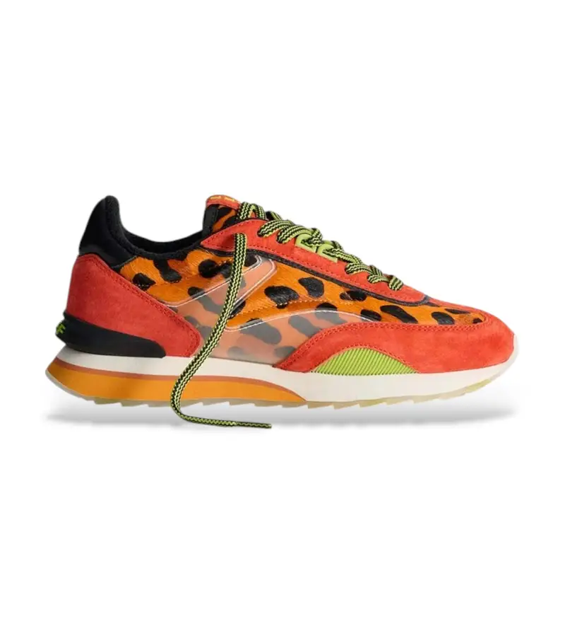 per donna. 22403006 Sneakers arancioni Orange Lady (37), Pelle, Basso, Stringhe, Casual, Arancione