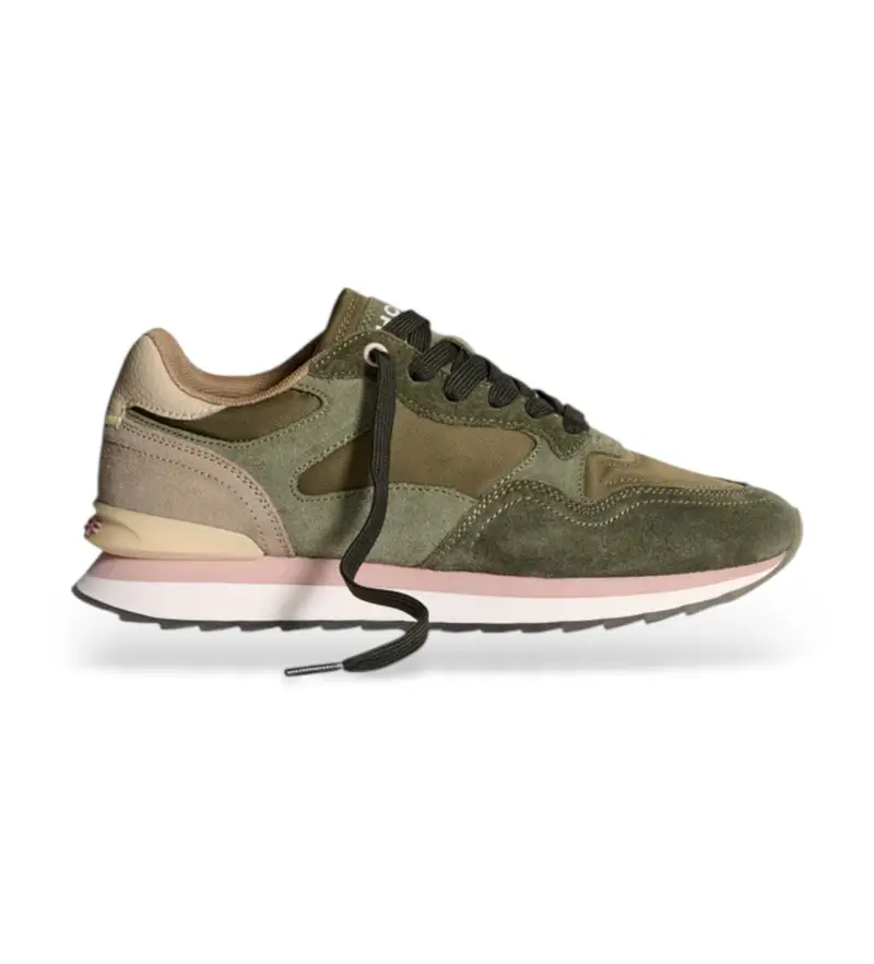 per donna. 22502009 Sneakers verdi City Los Angeles (36), Pelle, Basso, Stringhe, Casual, Verde
