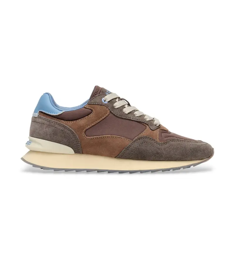 per donna 22502013 Sneakers in pelle marrone City Amsterdam (37), Basso, Stringhe, Casual