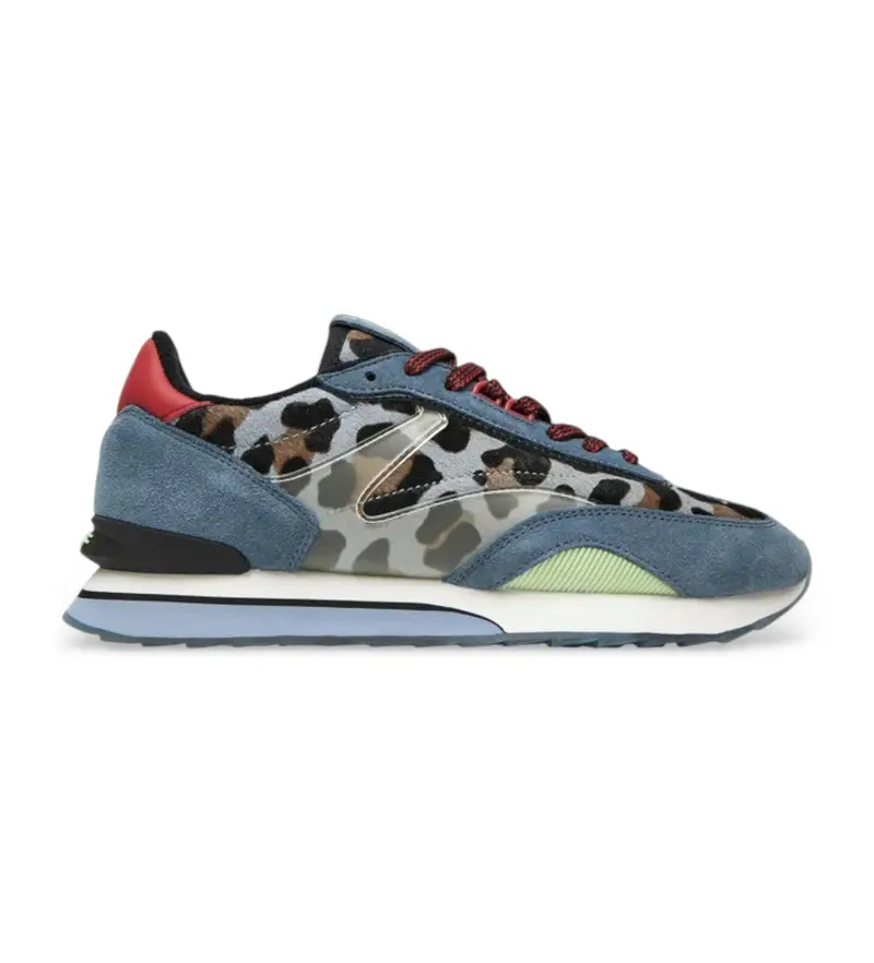 per donna 22503001 Sneakers Blue Art (42), Pelle, Basso, Stringhe, Casual Blu