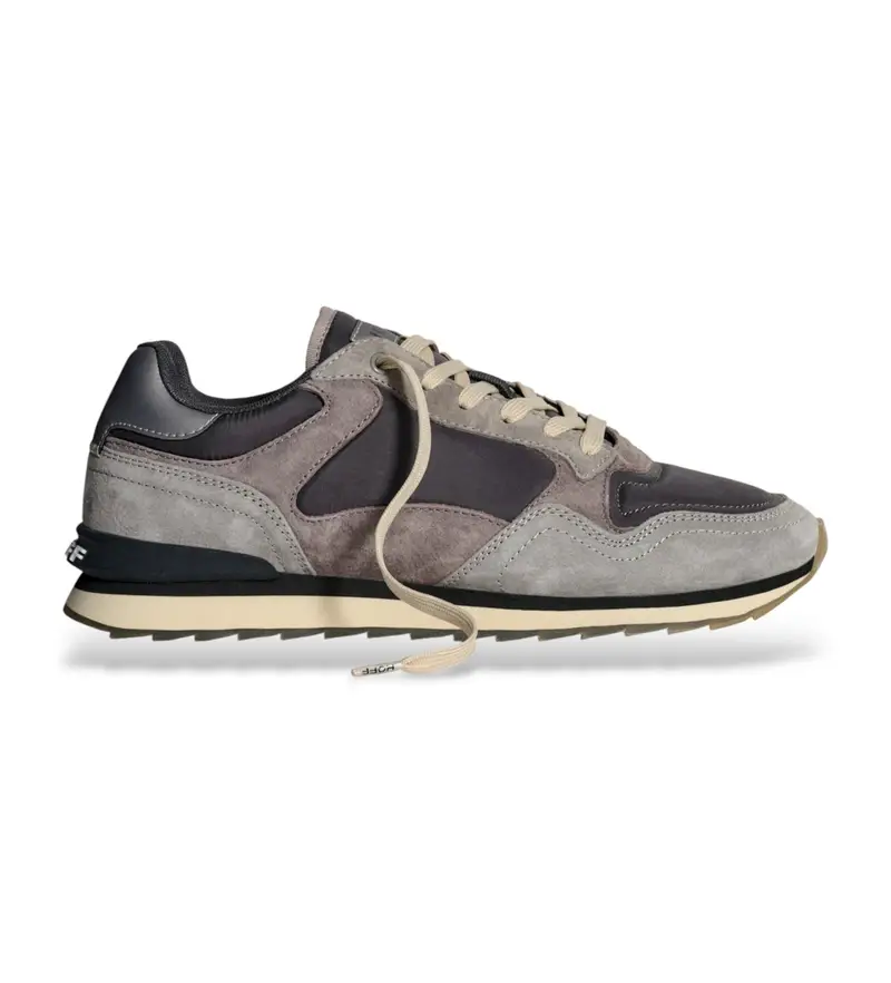 per uomo. 22402604 Sneakers City Berlin in pelle grigia (46), Basso, Stringhe, Casual, Grigio