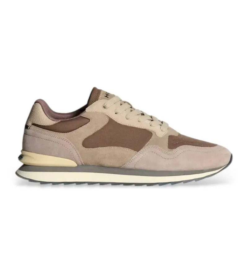 per uomo 22502602 Sneakers City Sidney in pelle marrone (44), Basso, Stringhe, Casual
