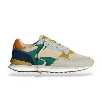 per uomo 22502618 Sneakers Singapore multicolori (42), Pelle, Basso, Stringhe, Casual, Animal Print