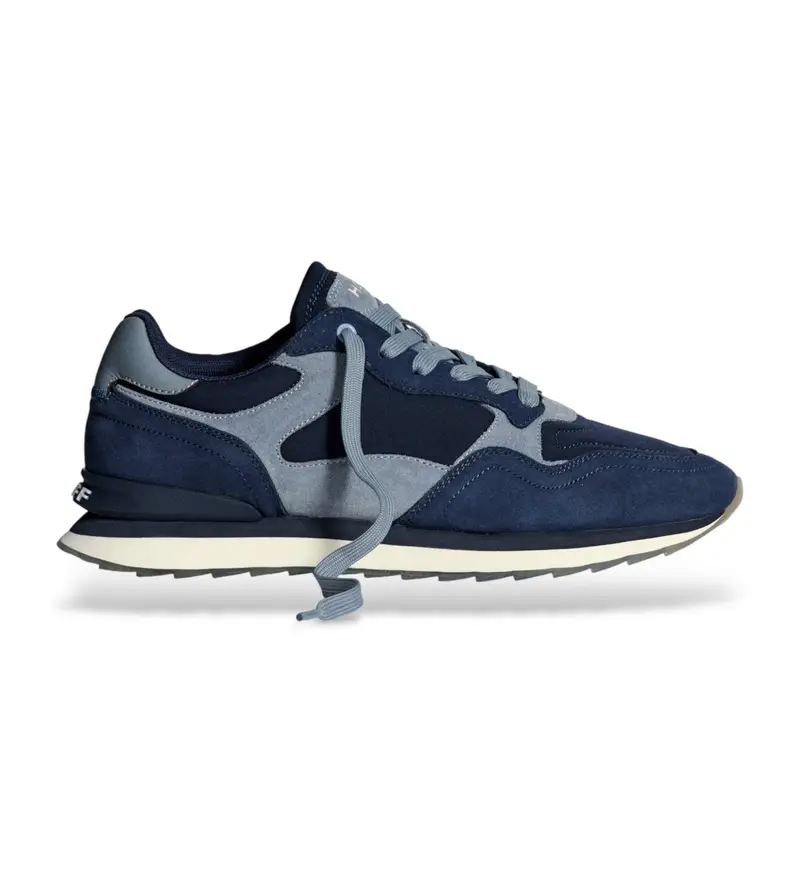 per uomo 22502622 Sneakers in pelle blu navy City Stuttgart (44), Basso, Stringhe, Casual