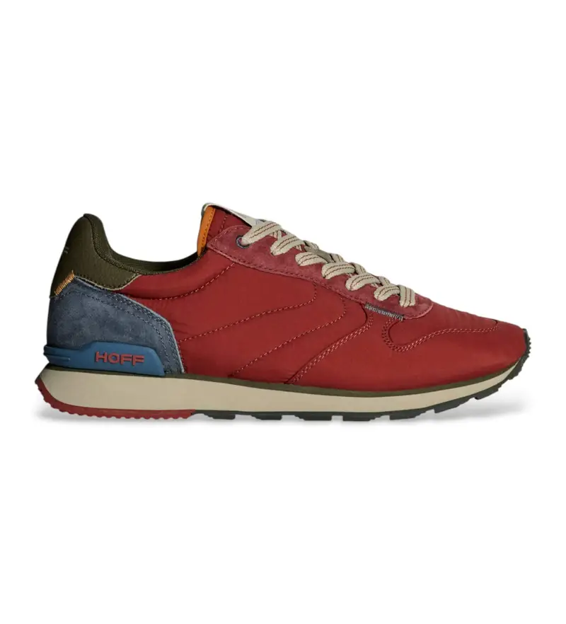 per uomo. 22517604 Sneakers in pelle rossa da pista e campo (44), Rosso, Basso, Stringhe, Casual