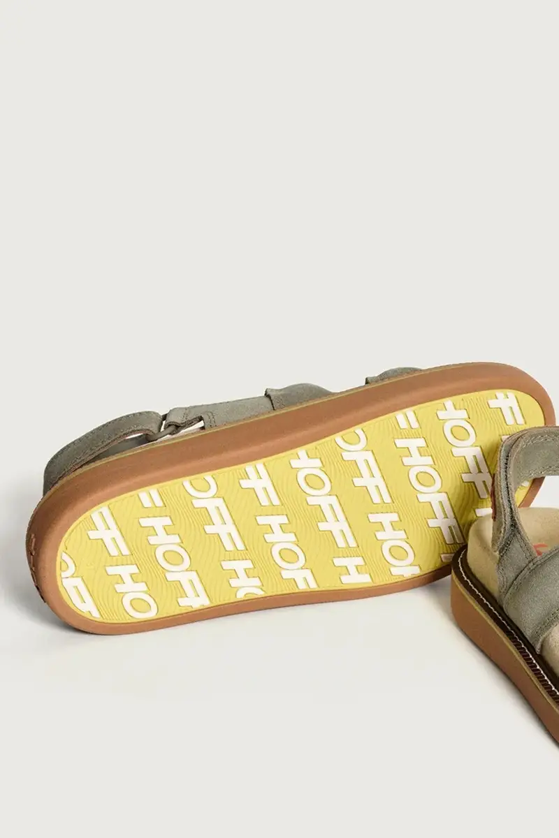 sandali in camoscio ROAD CAQUI donna colore verde 12412004 ROAD miniatura 4