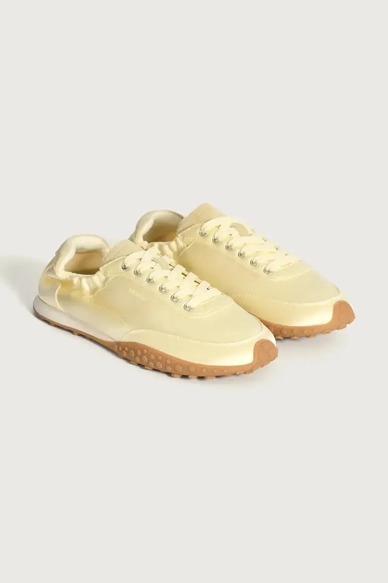 sneakers BRIDGE SATIN MIMOSA colore giallo 22561005 miniatura 2