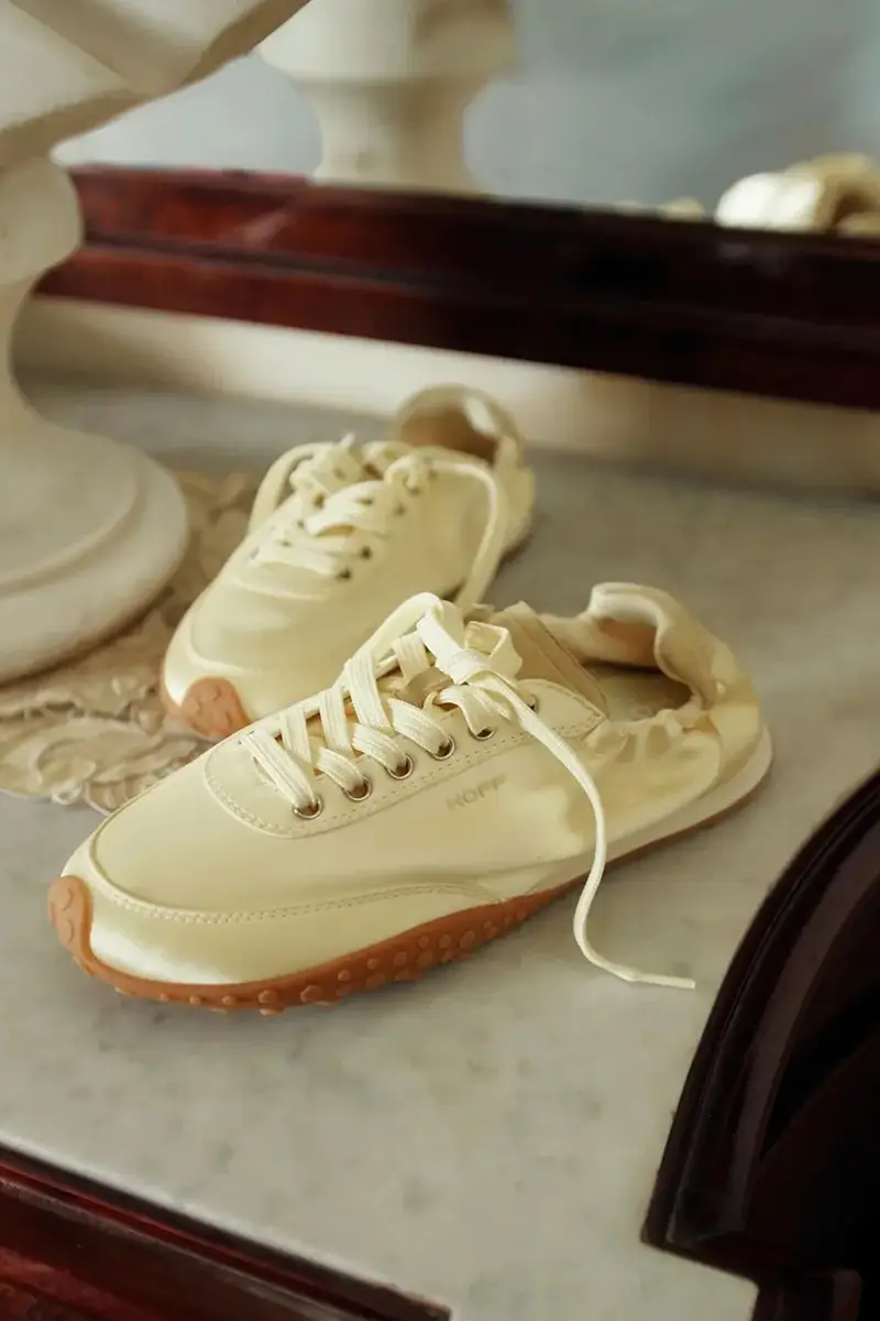 sneakers BRIDGE SATIN MIMOSA colore giallo 22561005 miniatura 5