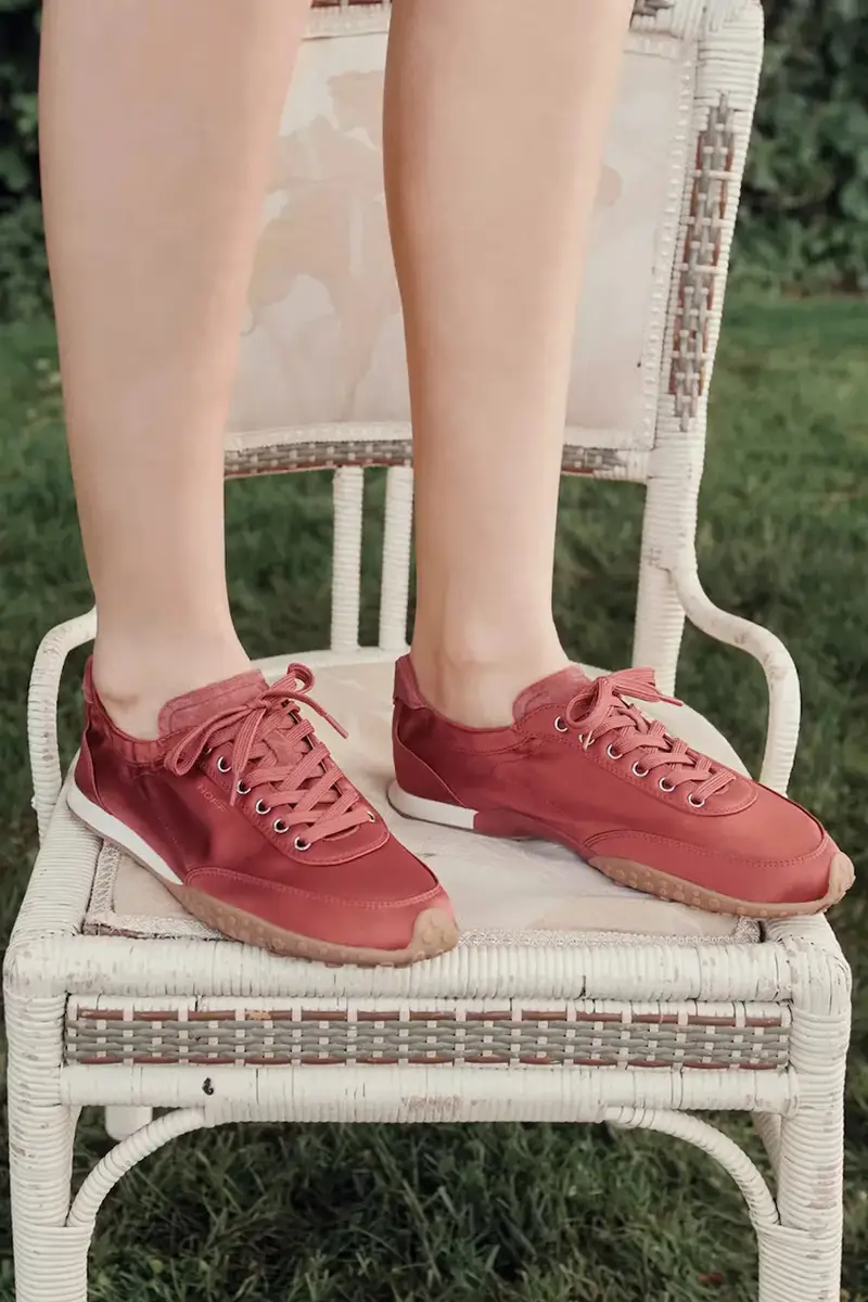 sneakers BRIDGE SATIN TERRACOTTA donna colore arancione 22561007 miniatura 5