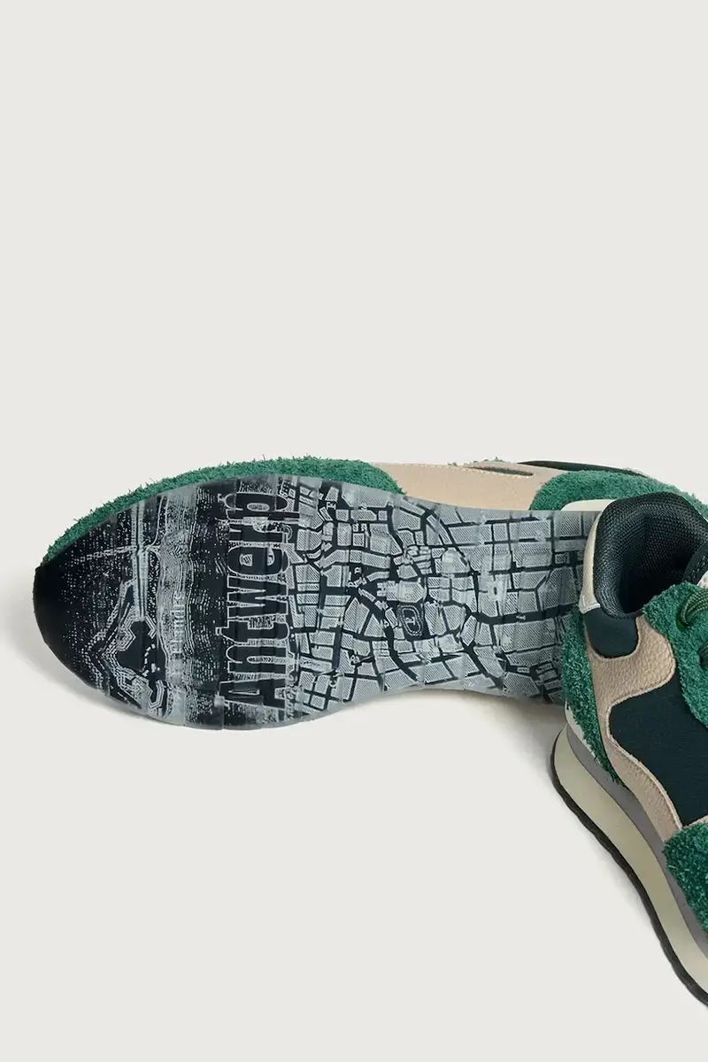 sneakers CITY ANWERP MAN uomo colore verde 22502612 miniatura 3