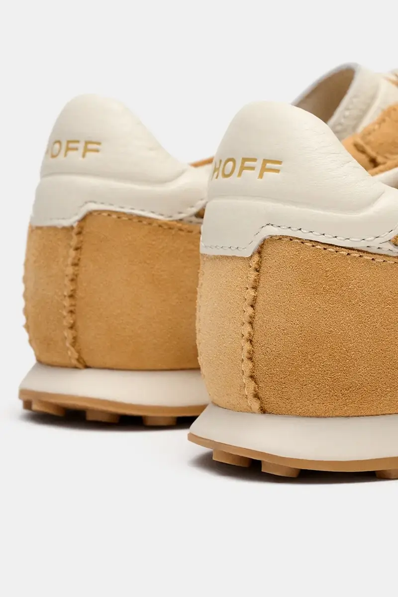 sneakers in camoscio BRIDGE donna colore giallo 22561024 miniatura 4