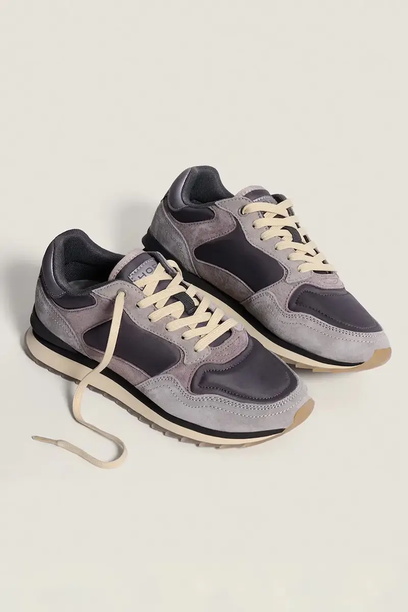 sneakers in camoscio CITY BERLIN WOMAN donna colore grigio 22402006 miniatura 2